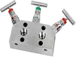 Coplanar Mounting Three Valve Manifold