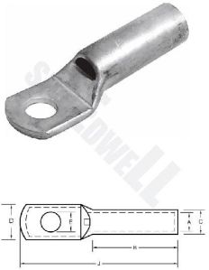 HEAVY DUTY CABLE LUGS - LONG BARREL