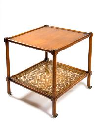 Wood Cane Table