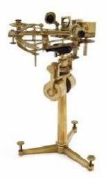 Brass Sextant With Stand