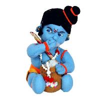 Soft Toys Blue Stuffed Krishna for Kids