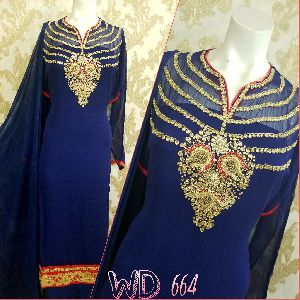 GEORGETTE HAND WORK SUIT W-664