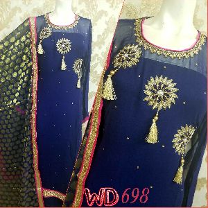 GEORGETTE HAND WORK SUITS W-698