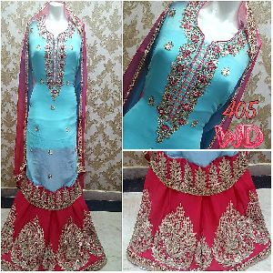 GEORGETTE SHARARA SUIT W-405