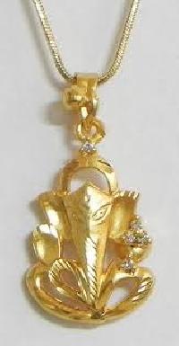 Ganesha Pendant 1 Gram Gold Plated