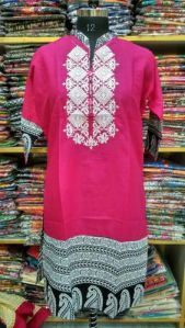 Fancy Printed Cotton Kurti