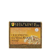 Soulflower Cleansing Sandalwood Soap