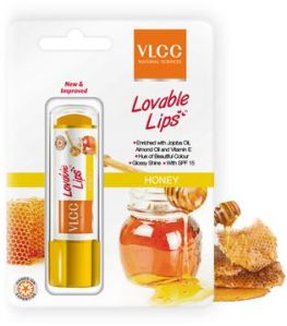 Honey flavored lip balm