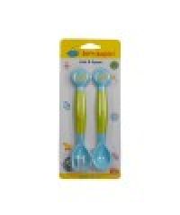 RBB1231-BLUE BORN BABIES BENDABLE SPOON