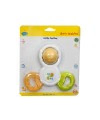 BORN BABIES THREE WAY TEETHER RBB1242-YELLOW