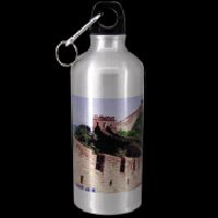 White 600ml Aluminum Water Bottle