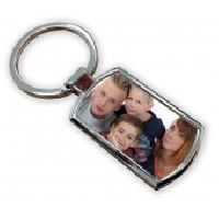 Rectangular L Key Ring