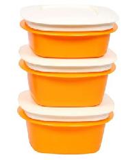 Sleek Container Plain Yellow Lid