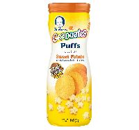 42gm Gerber Graduates Sweet Potato Puffs Cereal Snack