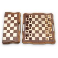 Burn Wooden Chess Board
