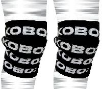 Kobo Power Weight Lifting Knee Wraps