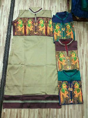 Tafeta Silk Kurtis