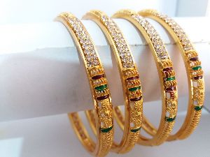 5mm Diamond Metal Bangles