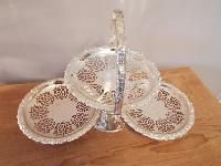 Queen Anne Silver Plated Cake Plate