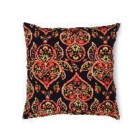 Black Paisley Cushion Cover