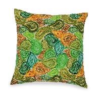 Green Paisley Cushion cover