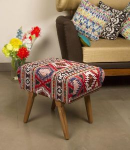 Multicolor Tribal print Ottoman