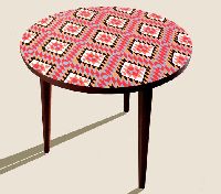 Multicolor Printed coffee table