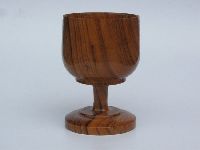 Wooden chalice cup