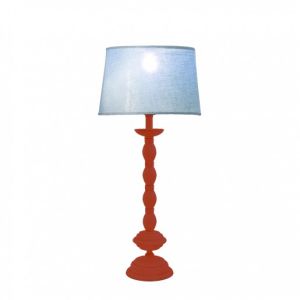 Antique Orange Table Lamp