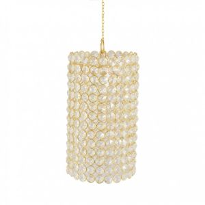 Gold Crystal Hanging Lamp