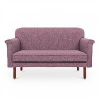 In Vogue 2 Seater Sofa: Ash Blue, Fabric