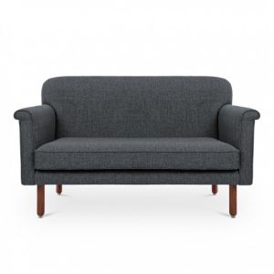 In Vogue 2 Seater Sofa: Smoke Grey, Fabric