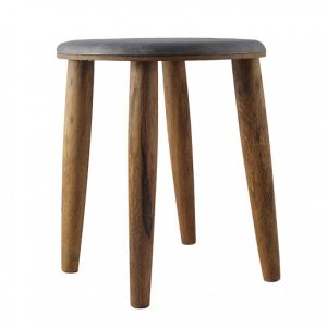 Metal & Wood Stool