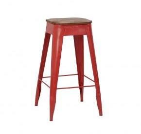 Multicoloured Bar Stool: Red