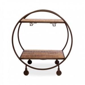 Round Serving Trolley