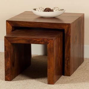 Sheesham Nesting Tables (Set of 2)