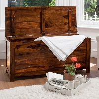 Sheesham Wooden Trunk, Large