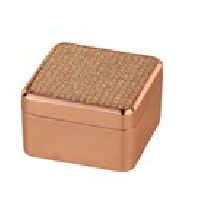 Rose Gold Jewellery Box (Square Shape)