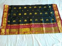 Black Banaras Silk Saree