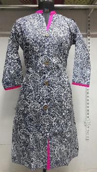 Grey printed Kurti