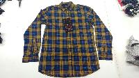 Men's Yellow Check Shirt