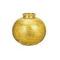 Brass Matka Planter