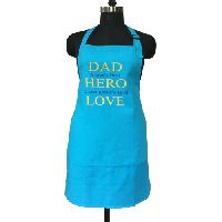 Lushomes Cotton Witty Blue Dads the Hero Apron