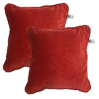 Lushomes non woven lining Red Direct Filled Velvet Cushion