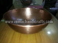 3009 Round Embossed Copper Sink