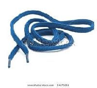 Blue color Shoe lace