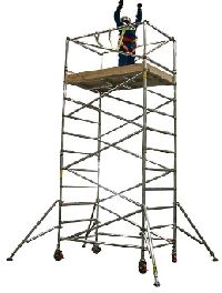 Aluminium Double Width Mobile Tower Scaffold