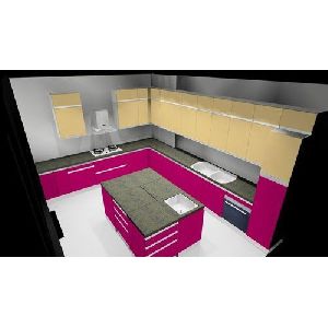 l shaped modular kitchen