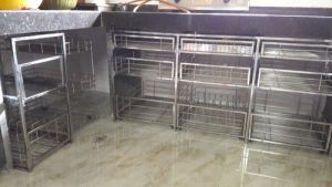 Folding Kitchen Trolley