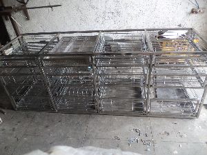 stainless steel kitchen trolley